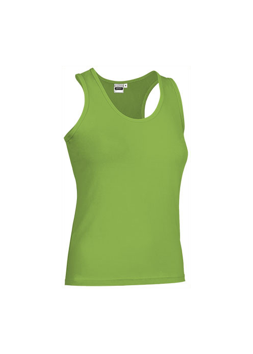 Camiseta tirantes verde mujer