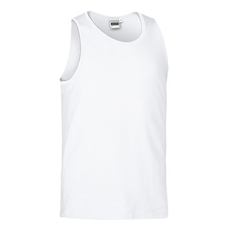 Camiseta Blanca Tirante Ancho Adulto
