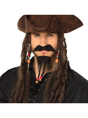 Bigote y Perilla con Trenzas - Barbas y Bigotes