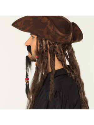 Bigote y Perilla con Trenzas - Barbas y Bigotes