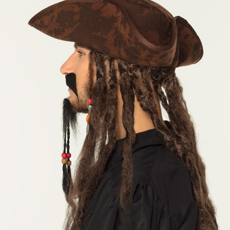 Bigote y Perilla con Trenzas - Barbas y Bigotes
