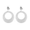 Pendientes Aro Purpurina Rosa