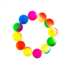 Pulsera Bolas Neon