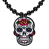 Collar Calabera Mexicana Bolas
