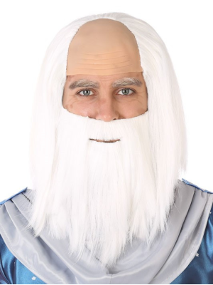 Peluca y Barba Blanca Druida