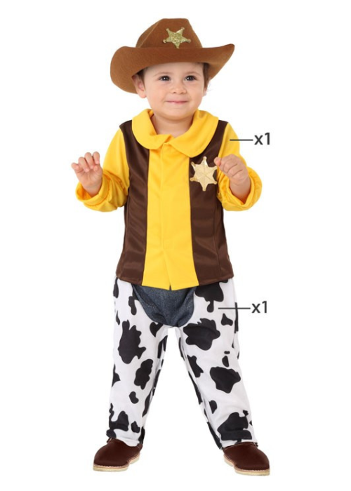 DISFRAZ WOODY TOY STORY INFANTIL SOMBRERO - Tienda de Disfraces Online