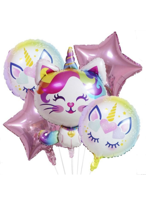 Globos Set Gato