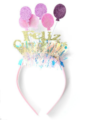 Diadema Feliz Cumpleños Globos