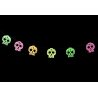 Guinalda Calaveras Catrinas Neon