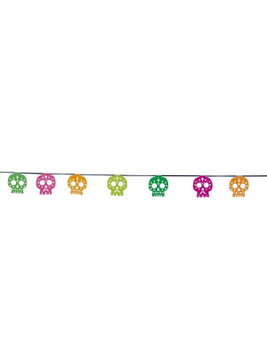 Guinalda Calaveras Catrinas Neon
