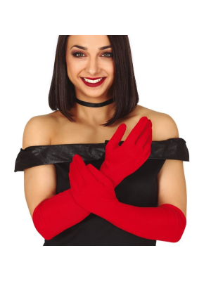 Guantes Largos Rojos - Guantes