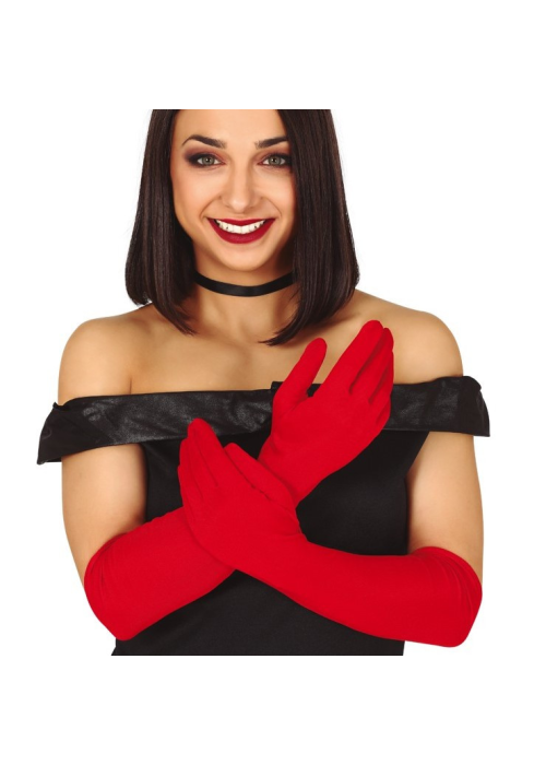 Guantes Largos Rojos - Guantes
