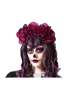 Diademas con Flores Violetas
