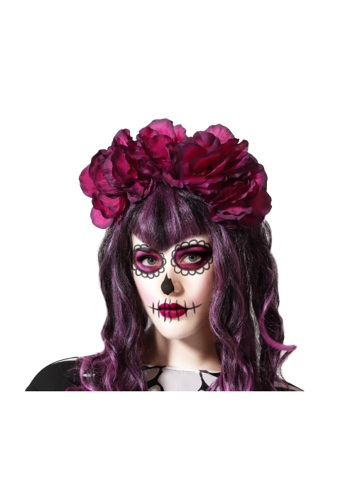 Diademas con Flores Violetas