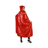 Capa Roja con Capucha Satinada