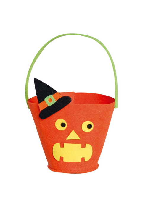Bolsa de Calabaza de Fieltro con Gorrito