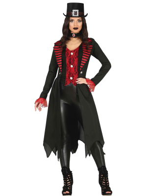 Disfraz de Vampiresa Gotica Roja para Mujer - Disfraces Halloween Vampiros