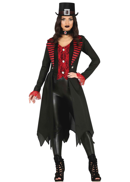 Disfraz de Vampiresa Gotica Roja para Mujer - Disfraces Halloween Vampiros