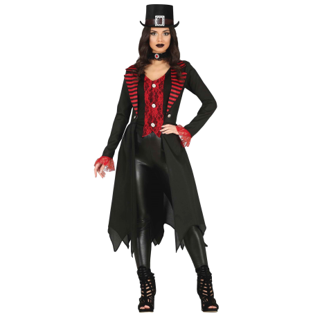 Disfraz de Vampiresa Gotica Roja para Mujer - Disfraces Halloween Vampiros