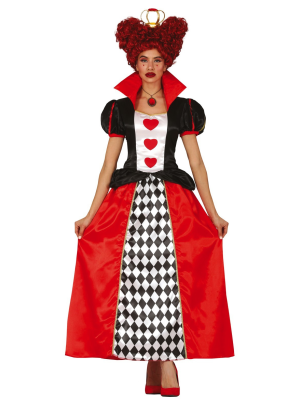 Disfraz de Reina de Corazones Largo