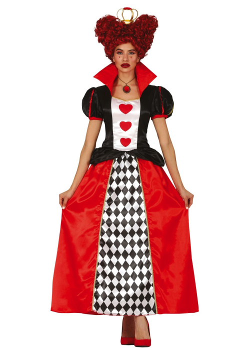 Disfraz de Reina de Corazones Largo