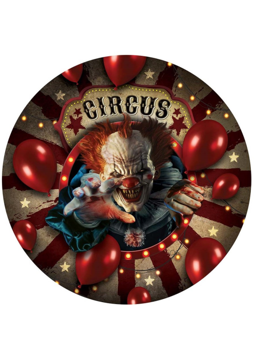 Platos de Payaso Asesino 23cm 6 Und