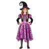 Disfraz de Bruja Morada Estrellitas Infantil