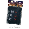 Comprar Telaraña Negra 100gr por solo 3.50€ – Tienda de disfraces online