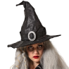 Sombrero Bruja Negra - Complementos de Brujas y hechiceros