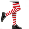Panty Rayas Rojo y Blanco Infantil