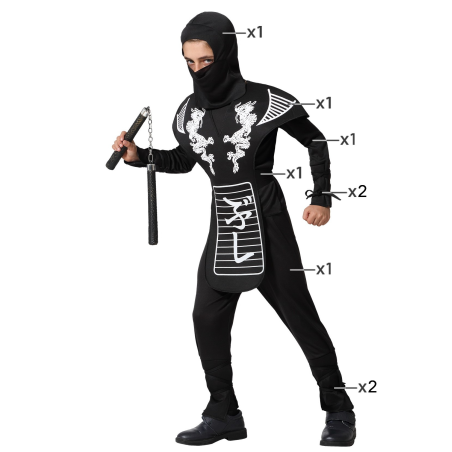 Disfraz de Ninja Negro