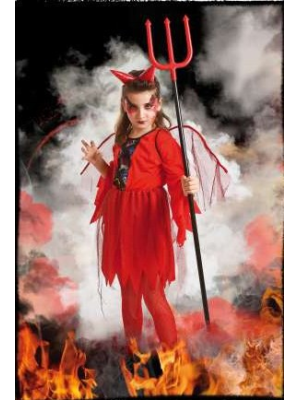 Disfraz de Diablesa Infantil - Disfraces de Angeles y Demonio para Niñas