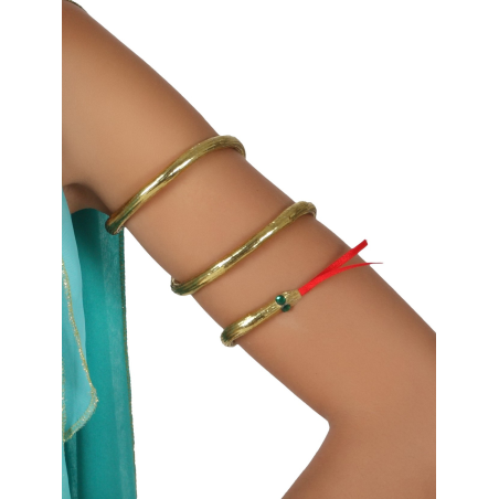 Brazalete de Serpiente Moldeable - Complementos de Egipcios
