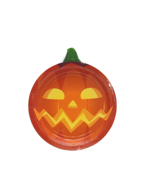 Plato con Forma de Calabaza 18cm 6 Unid