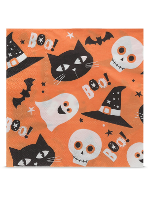 Servilletas Naranjas de Halloween 20unid