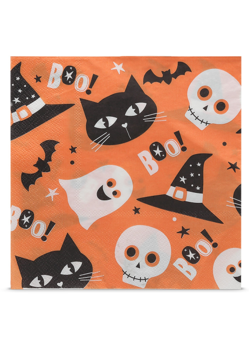 Servilletas Naranjas de Halloween 20unid