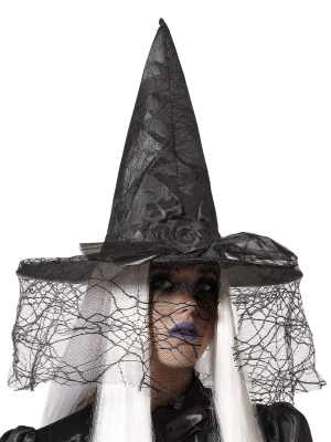 Sombrero Bruja con Velo
