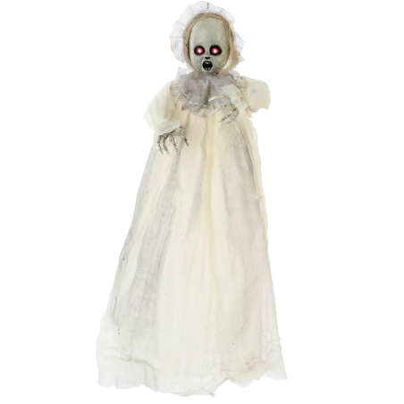 Muñeco Colgante Bebe Fantasma 90cm
