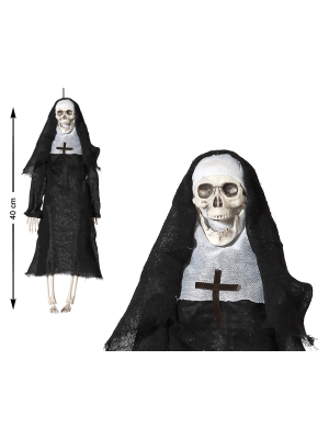 Muñeco Colgante Monja 40 Cm