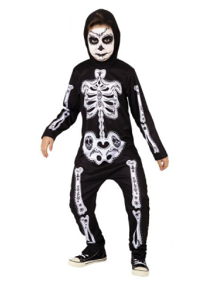 Disfraz de Esqueleto Huesos Dia de Los Muertos