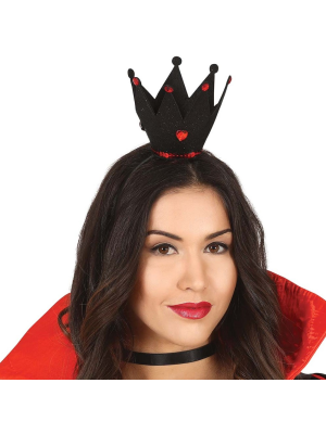 Diadema Corona De Reina Negra - Diademas y Coronas