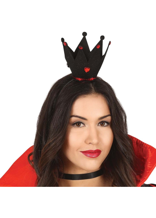 Diadema Corona de Reina Negra