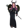 Disfraz de Malefica con cuernos y Alas para mujer