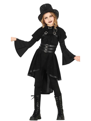 Disfraz de Gotica Negra Infantil