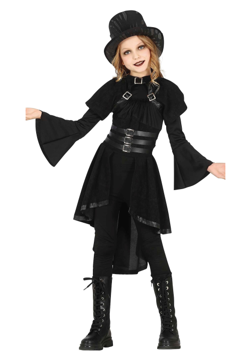 Disfraz de Gotica Negra Infantil