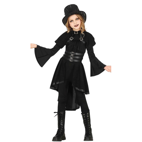 Disfraz de Gotica Negra Infantil
