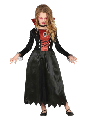 Disfraz de Vampiresa Camafeo Infantil