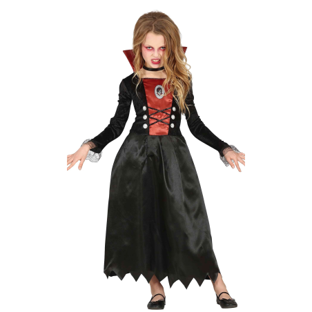 Disfraz de Vampiresa Clasica para Niña - Disfraces Halloween Vampiros