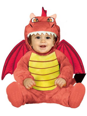 Disfraz de Dragon Rojo Bebe - Disfraces de Animales