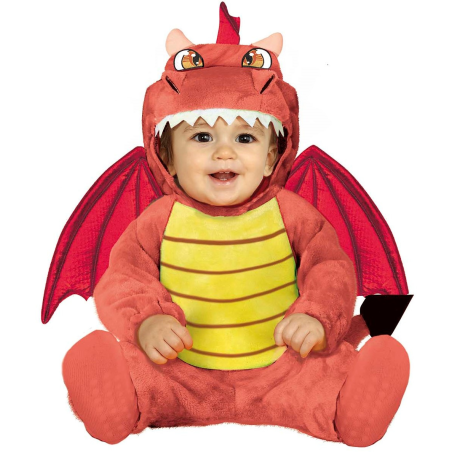 Disfraz de Dragon Rojo Bebe - Disfraces de Animales